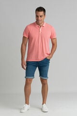 Privata Polo piqu&eacute; lavado 100% algod&oacute;n Rosa