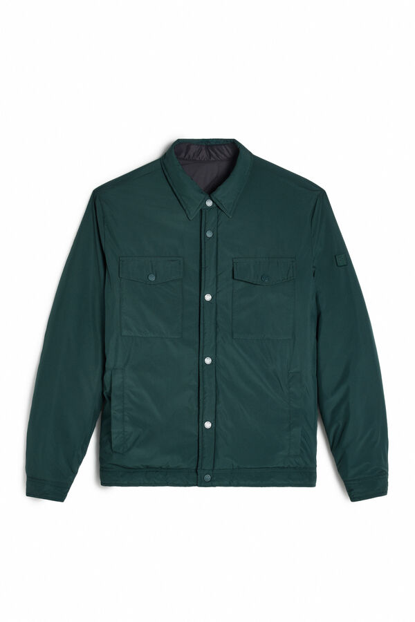 OOTO Blusão reversível Verde