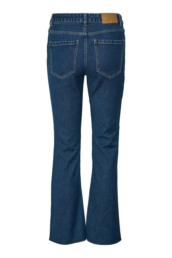 Vero Moda Jeans acampanado tiro medio Azul