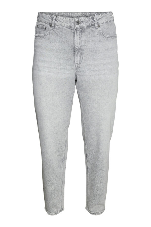 Vero Moda Curve Jeans mom talla grande Gris