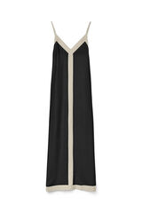 Vero Moda Vestido comprido flu&iacute;do Preto