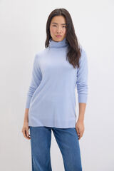 Cortefiel Camisola gola alta Azul