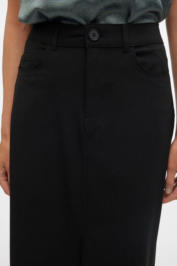 Vero Moda Saia midi  Preto