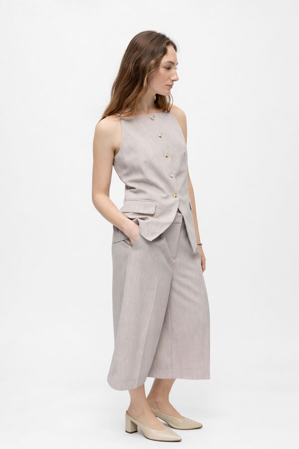 Object Chaleco sarga vestir Gris