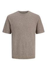 Jack & Jones Camisola em malha com textura Cinzento