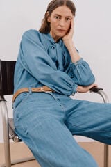 Cortefiel Jeans long palazzo Azul