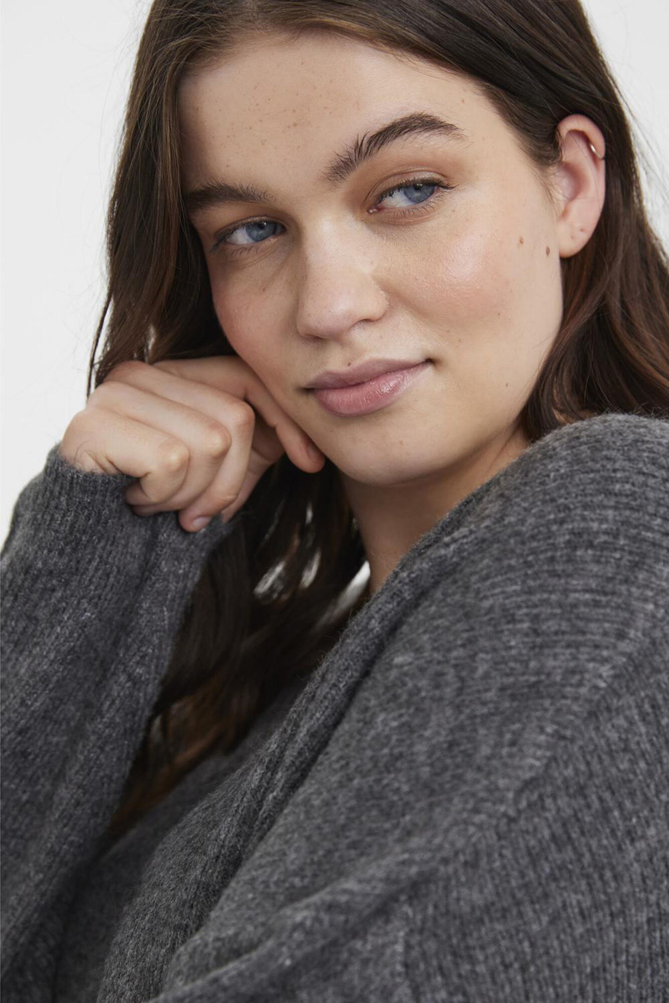 Vero Moda Curve Jersey de punto de manga larga talla grande