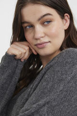 Vero Moda Curve Jersey de punto de manga larga talla grande Gris