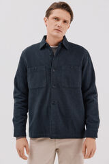 Cortefiel Sobrecamisa acolchada Azul marino