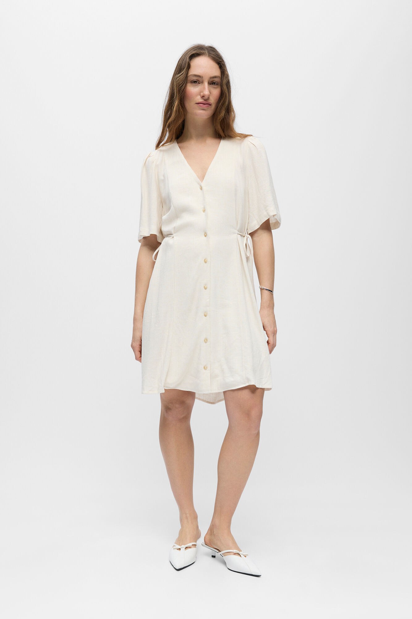 Object Vestido curto em linho