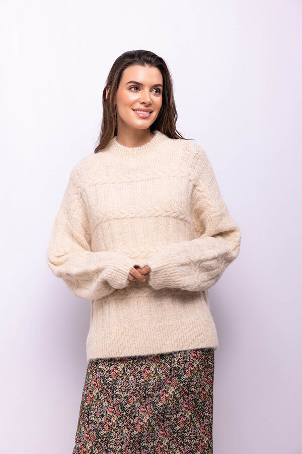 Object Camisola de oitos Tostado