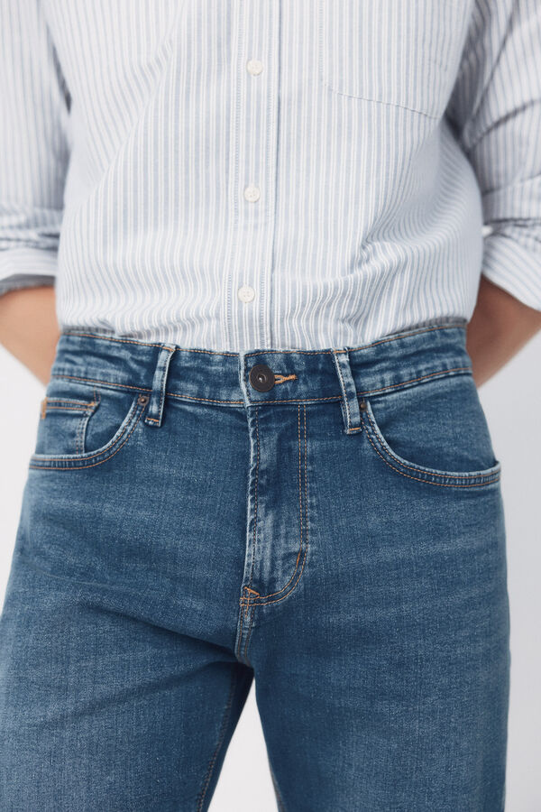 Cortefiel Jeans regular fit Azul