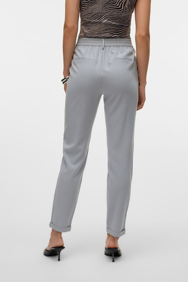 Vero Moda Cal&ccedil;as compridas de vestir Cinzento