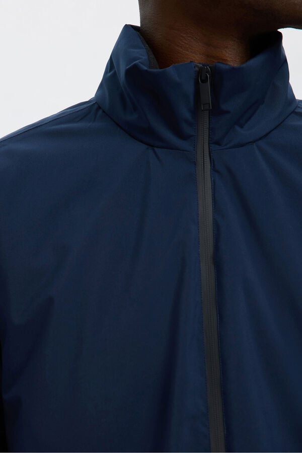 Selected Cazadora t&eacute;cnica resistente al agua Azul marino