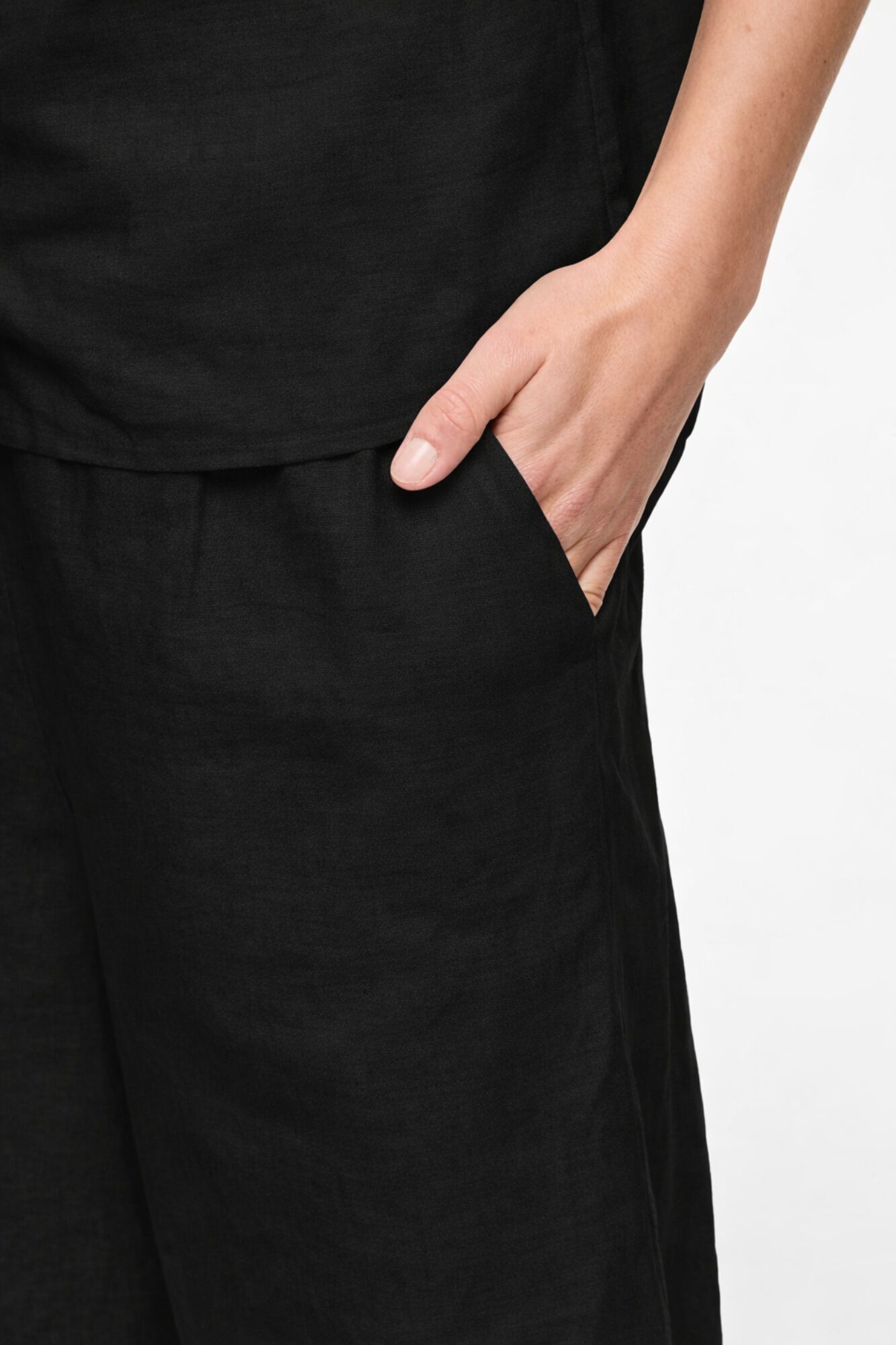 Vila Cal&ccedil;a culotte de linho para mulher