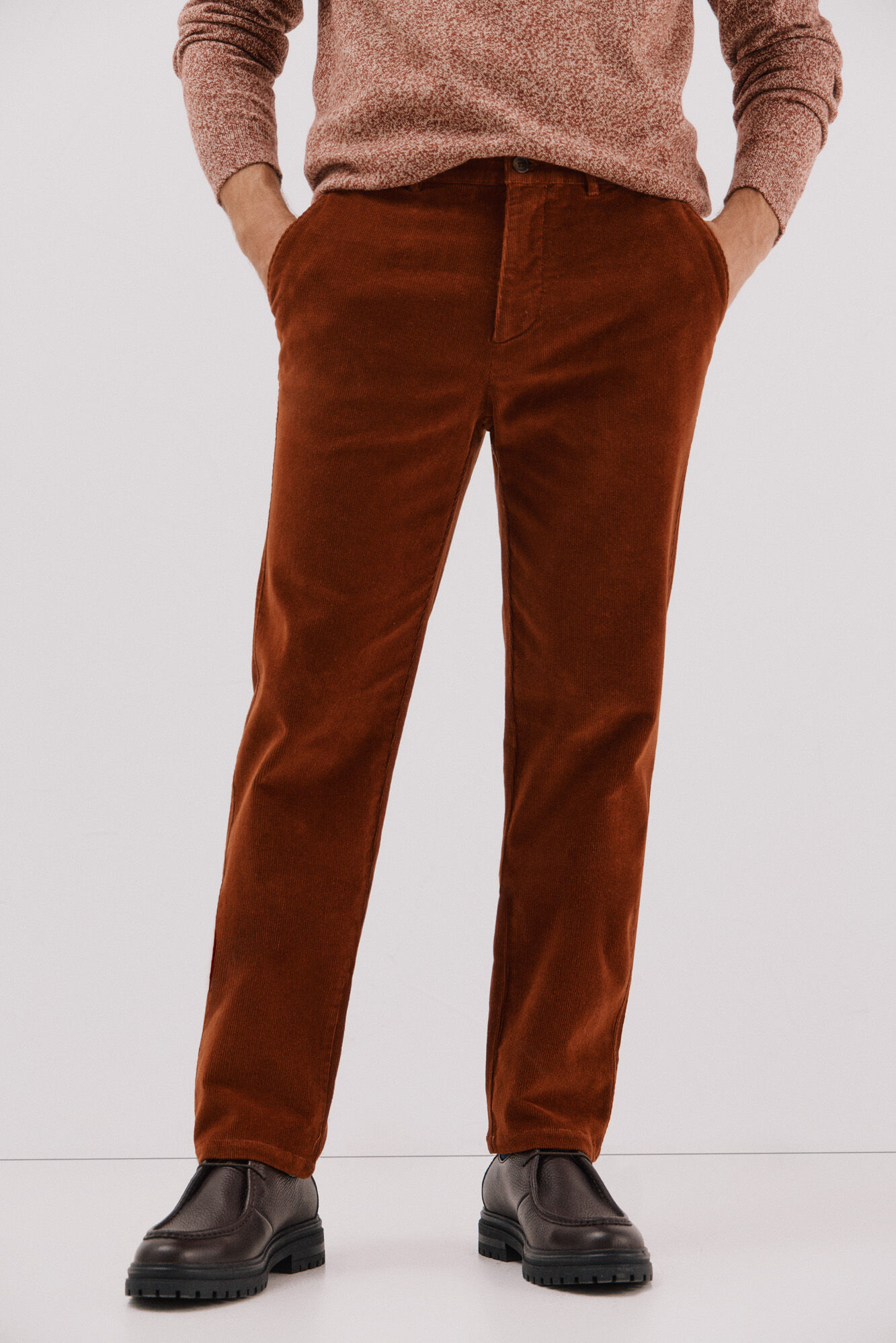 Cortefiel Cal&ccedil;as chino bombazina