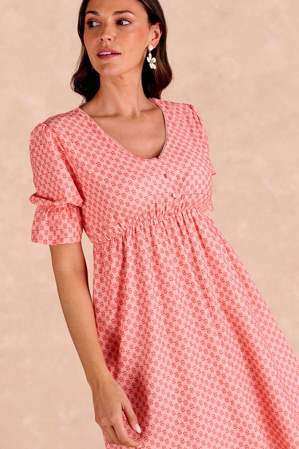 Polín Et Moi Vestido curto floral Senna Subiu