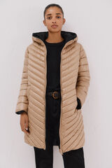 Cortefiel Anoraque revers&iacute;vel thermolite&reg; Tostado