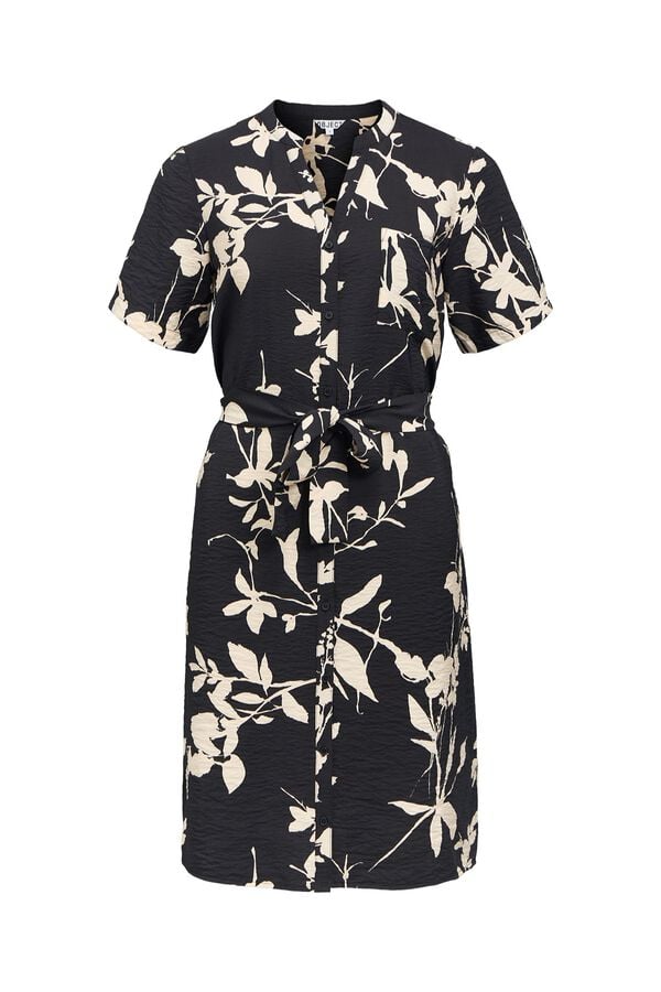 Object Vestido curto estampado Preto