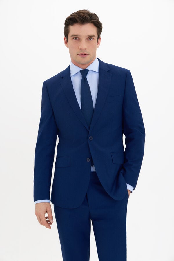 Cortefiel Blazer slim Azul