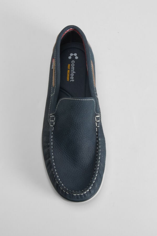 Comfeet Mocas&iacute;n piel COMFEET Azul marino