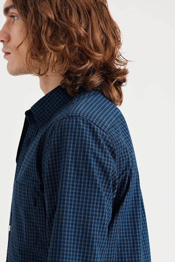 Dockers Camisa abotonada slim fit Icon Azul marino