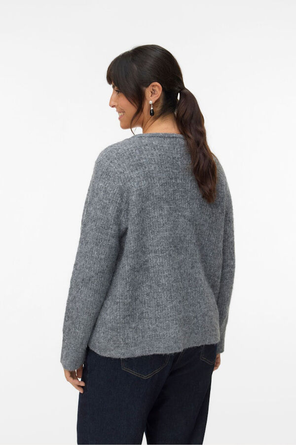 Vero Moda Curve C&aacute;rdigan de punto Curve Gris