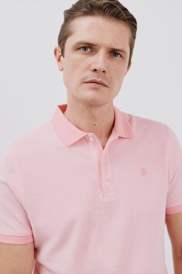 Cortefiel Polo oxford Vermelho