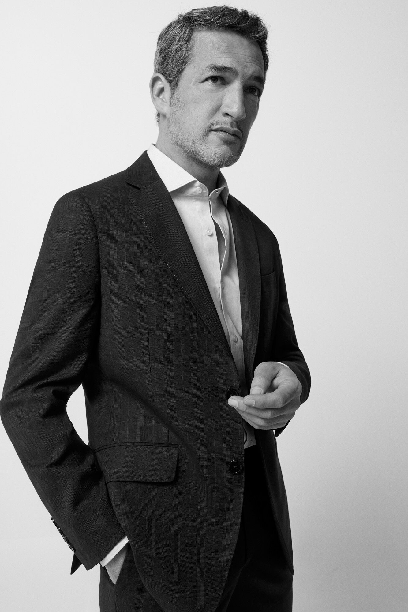 Cortefiel Blazer quadrados S&eacute;rie XXI