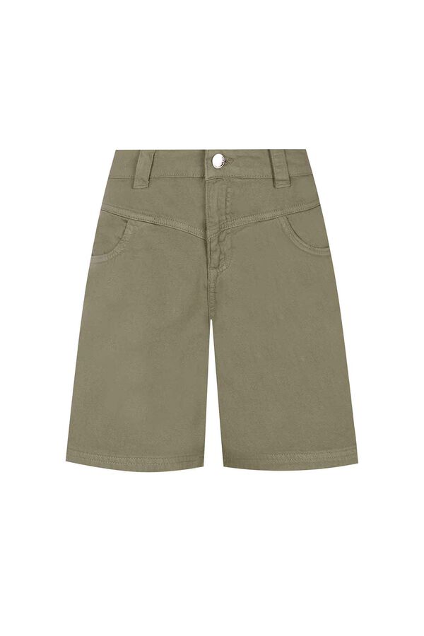 Slowlove Short Canes&uacute; delantero Kaki