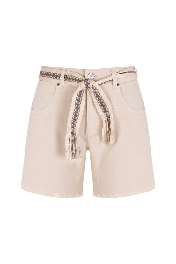 Slowlove Shorts de laço Ecru