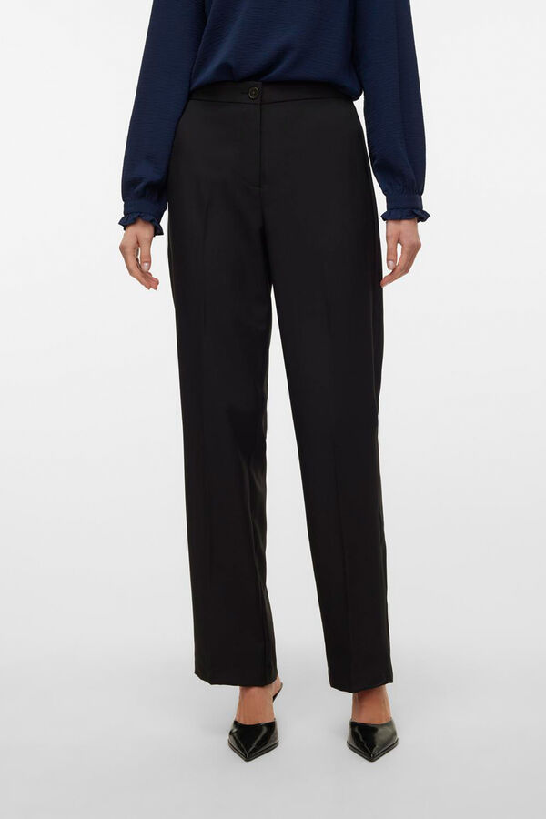 Vero Moda Cal&ccedil;as formais de mulher de corte reto Preto