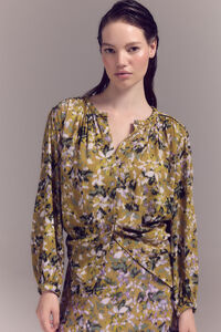 Slowlove Blusa canes&uacute; acolchado