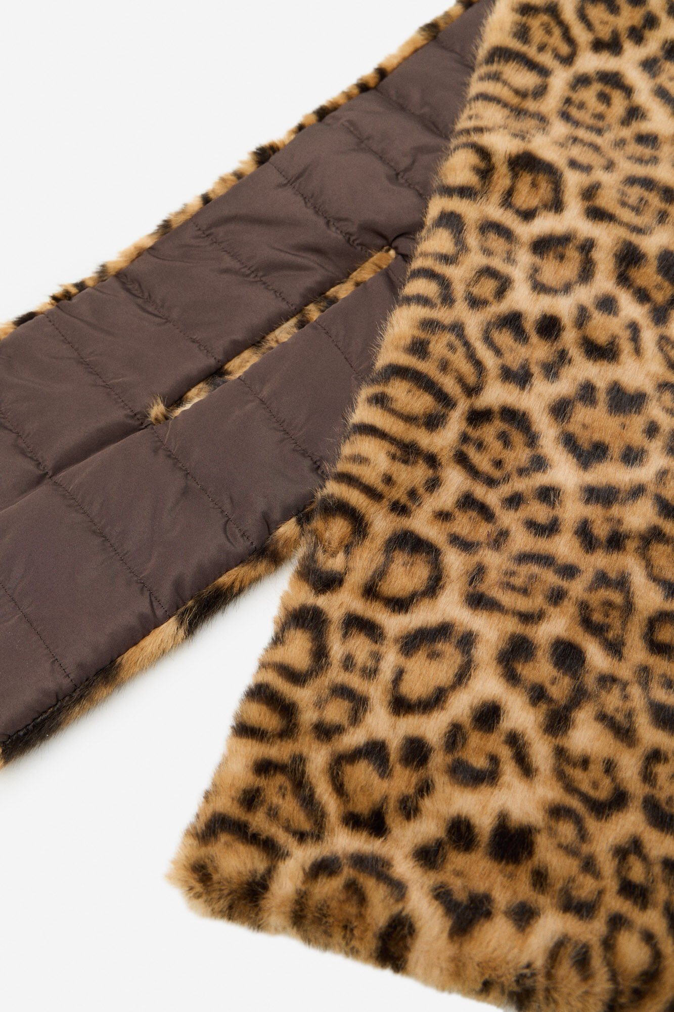 Cortefiel Cuello reversible leopardo