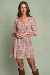 Pol&iacute;n Et Moi Vestido bordado Annecy Rosa