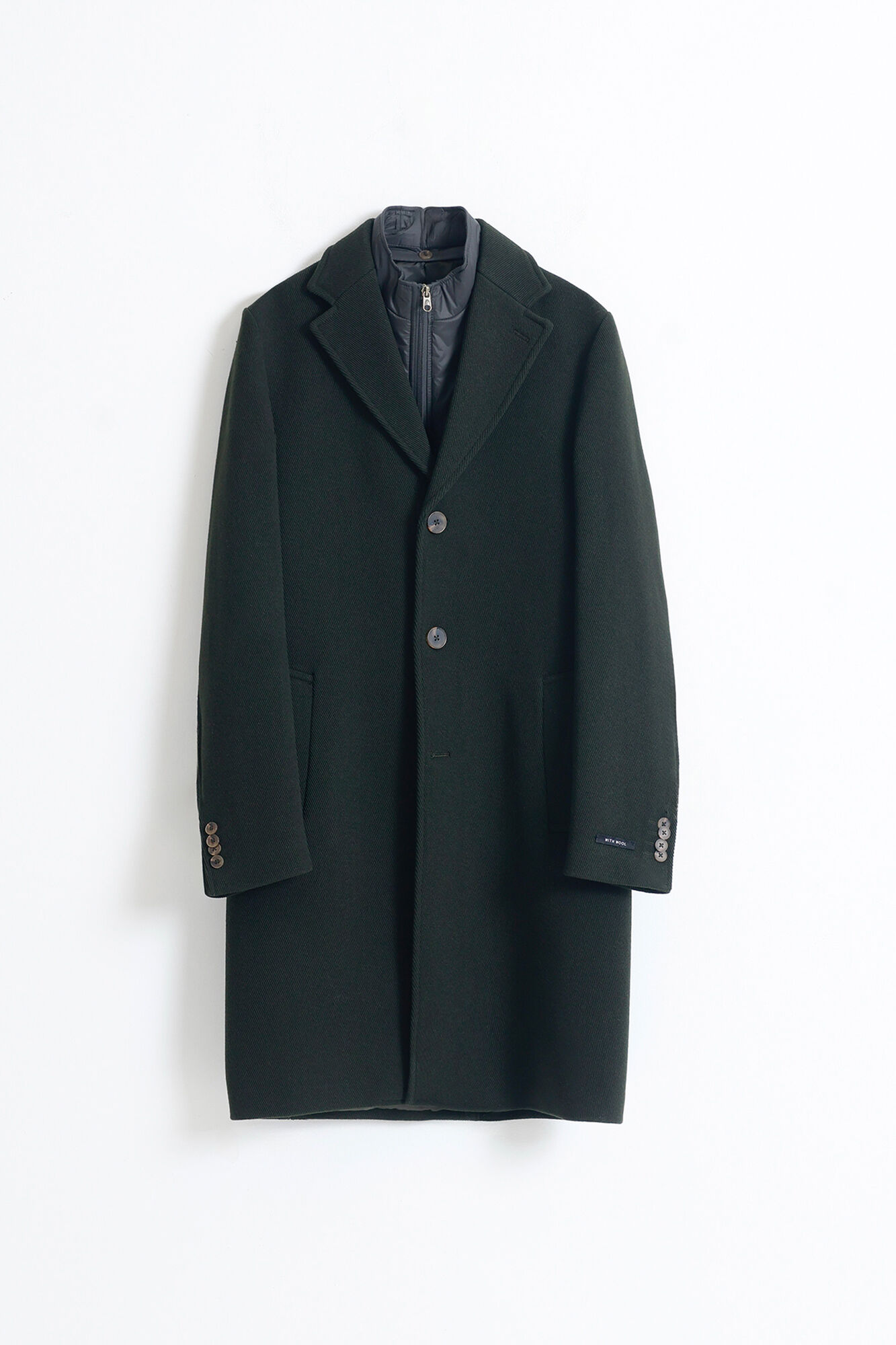 PuroEGO Abrigo cuello desmontable