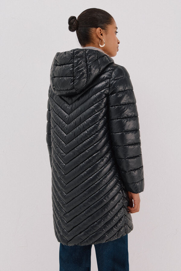 Cortefiel Anoraque revers&iacute;vel thermolite&reg; Preto