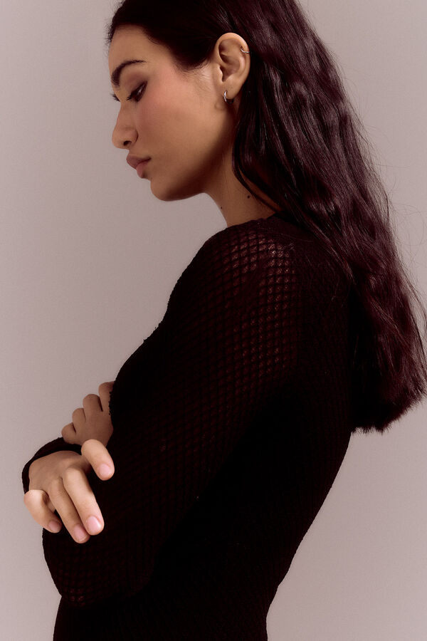 Slowlove Vestido estruturado Preto