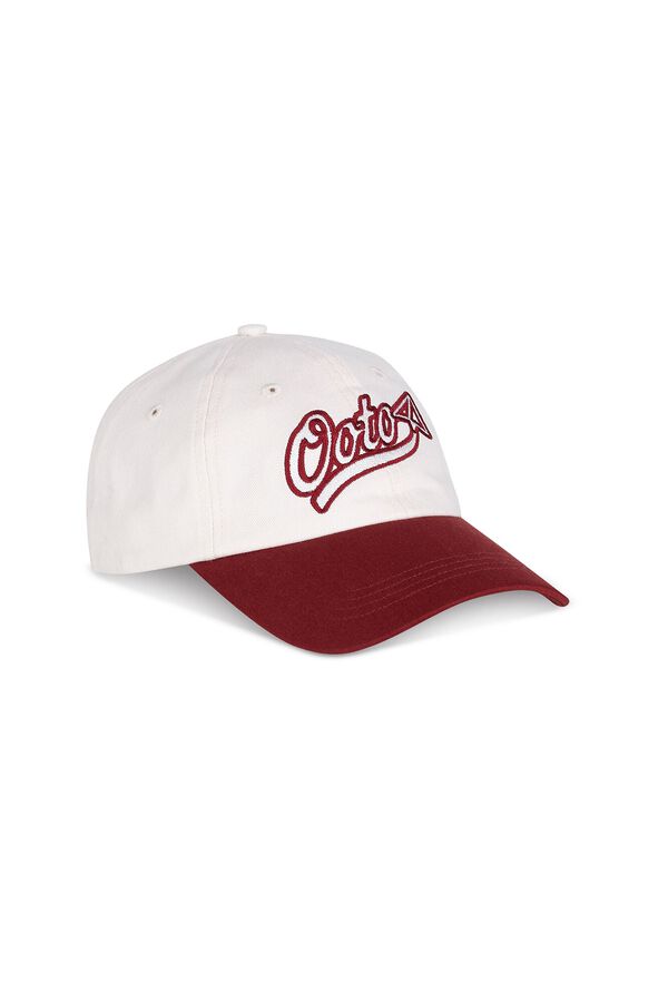 OOTO Gorra visera textil Beige