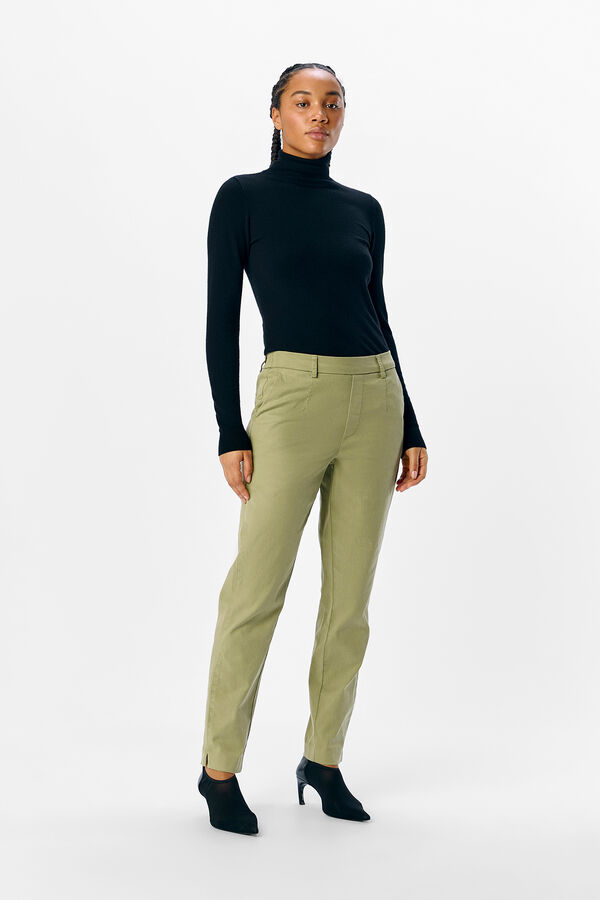 Object Pantal&oacute;n chino sarga Verde