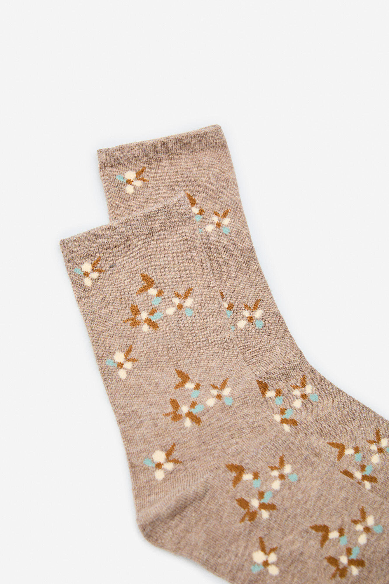 Cortefiel  meias de flores mindinhos 