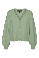 Vero Moda C&aacute;rdigan de manga larga con botones Verde