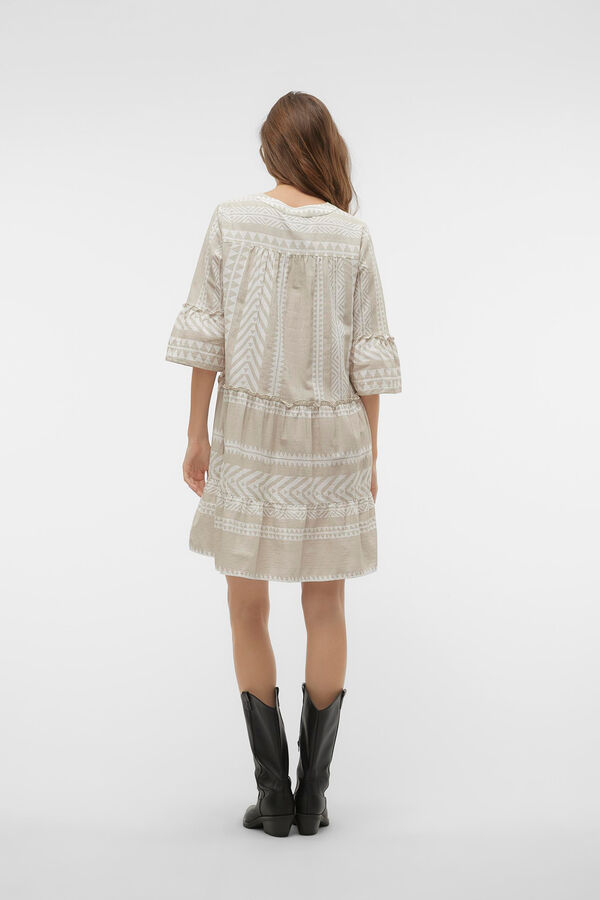 Vero Moda Vestido curto algodão Cinzento