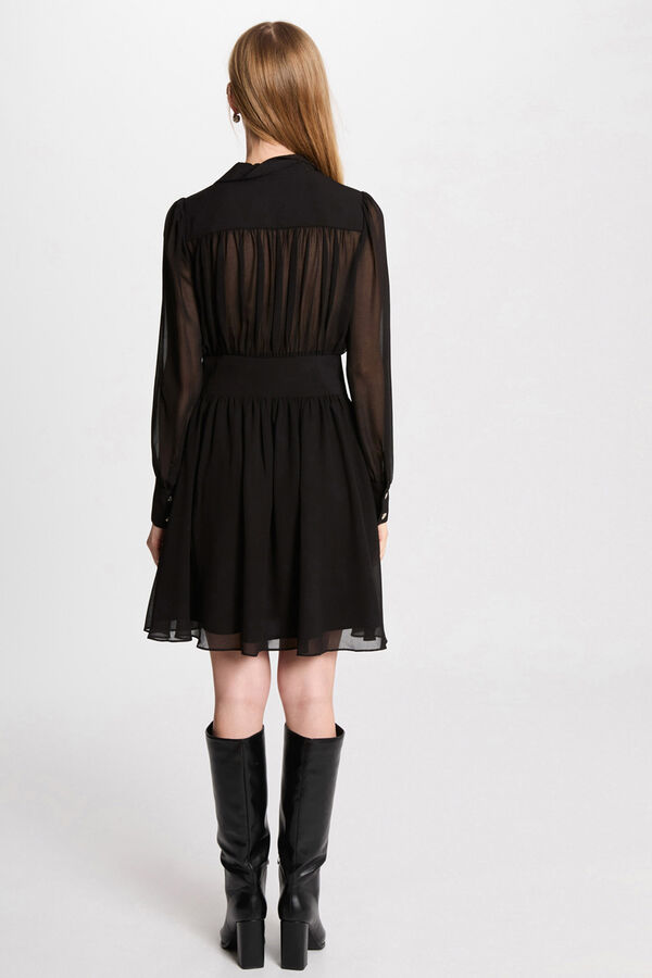 Morgan Vestido curto de patinadora Preto