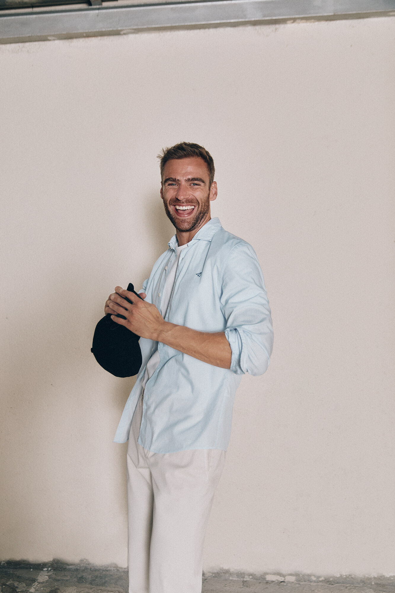 OOTO Camisa cuello italiano slim