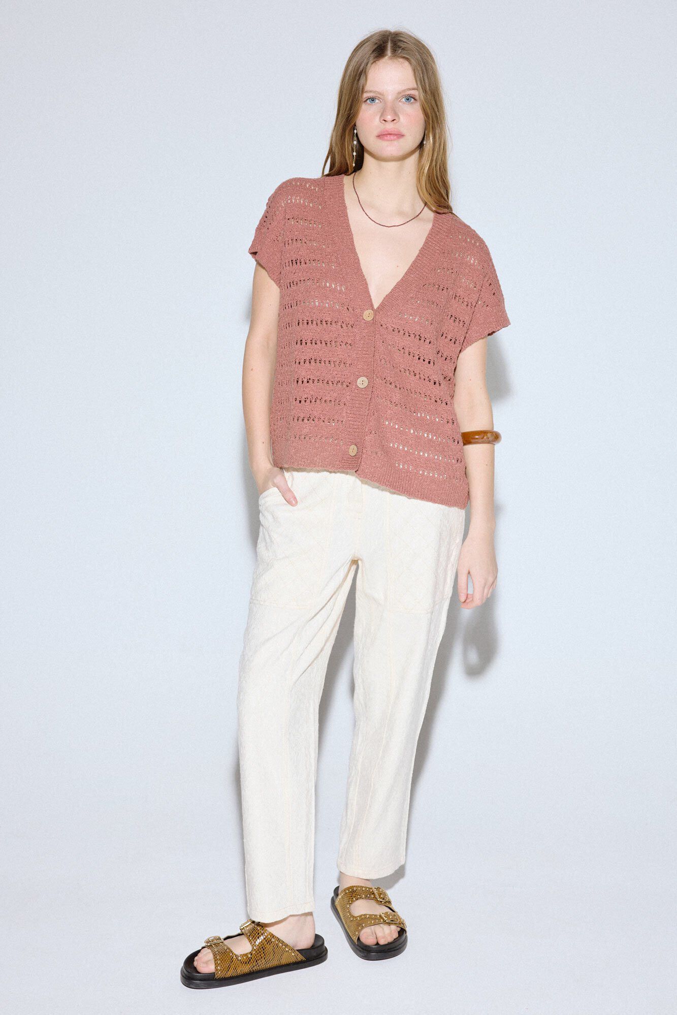 Slowlove Chaleco punto