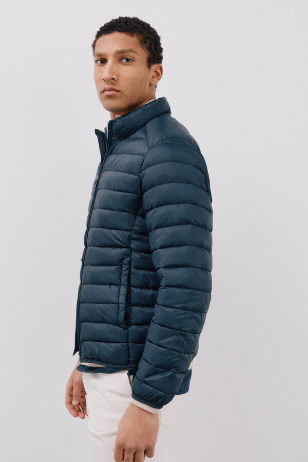 Cortefiel Cazadora ultraligera thermolite Azul marino