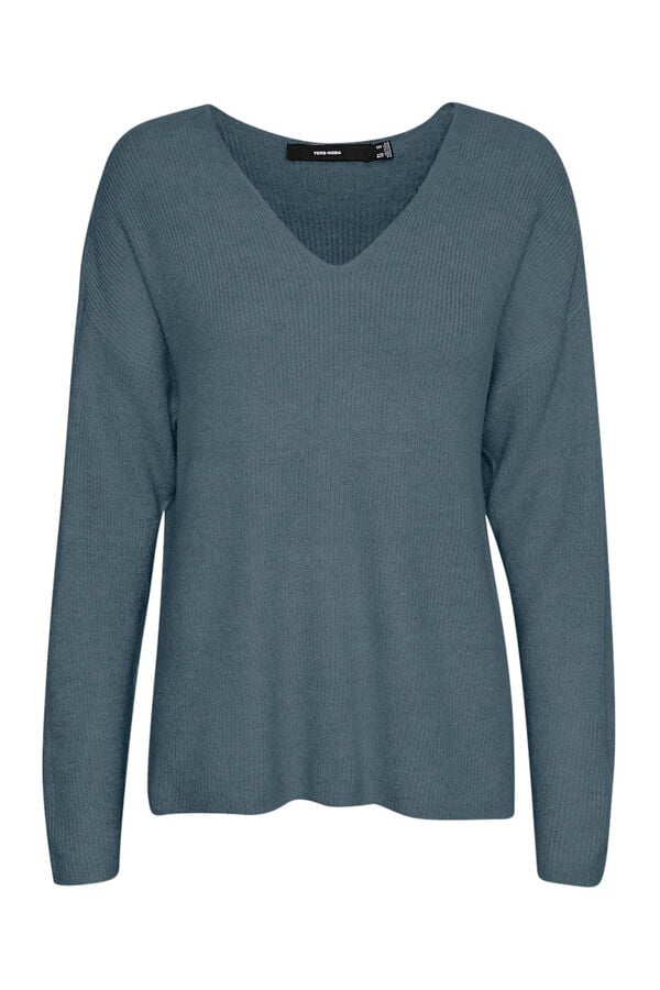 Vero Moda Jersey b&aacute;sico de punto Azul