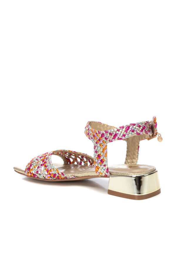 XTI Sand&aacute;lia de salto largo Multicolorido