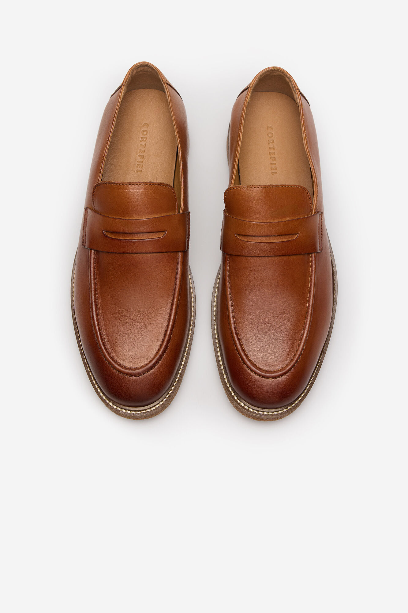 Cortefiel Mocassim em pele